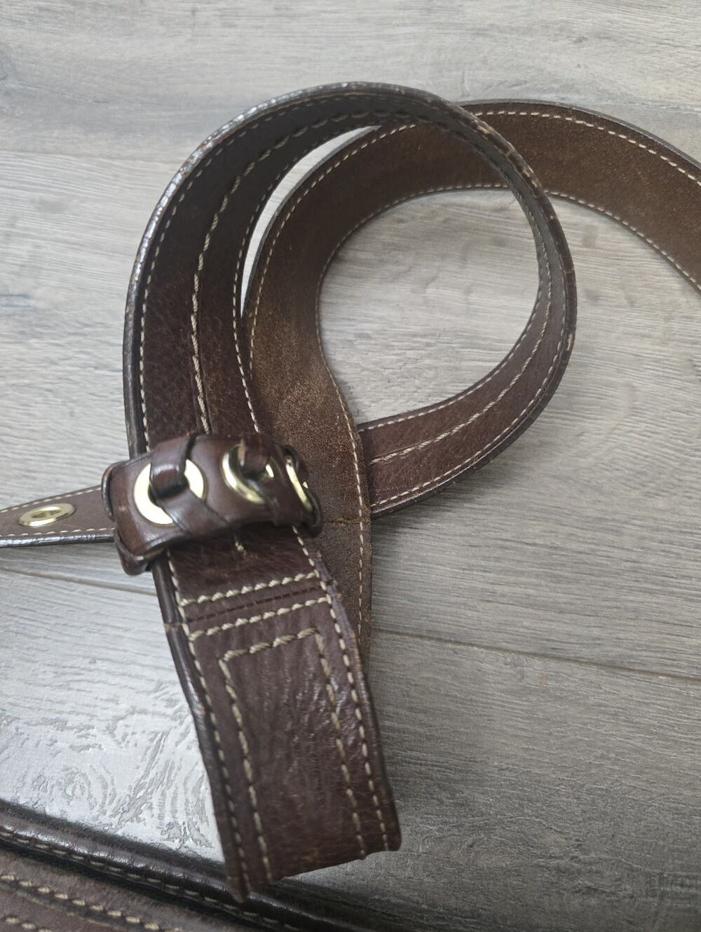 Coach Bleeker Vintage Y2K Signature Hobo Shoulder Bag Brown Canvas & Leather - Picture 4 of 10